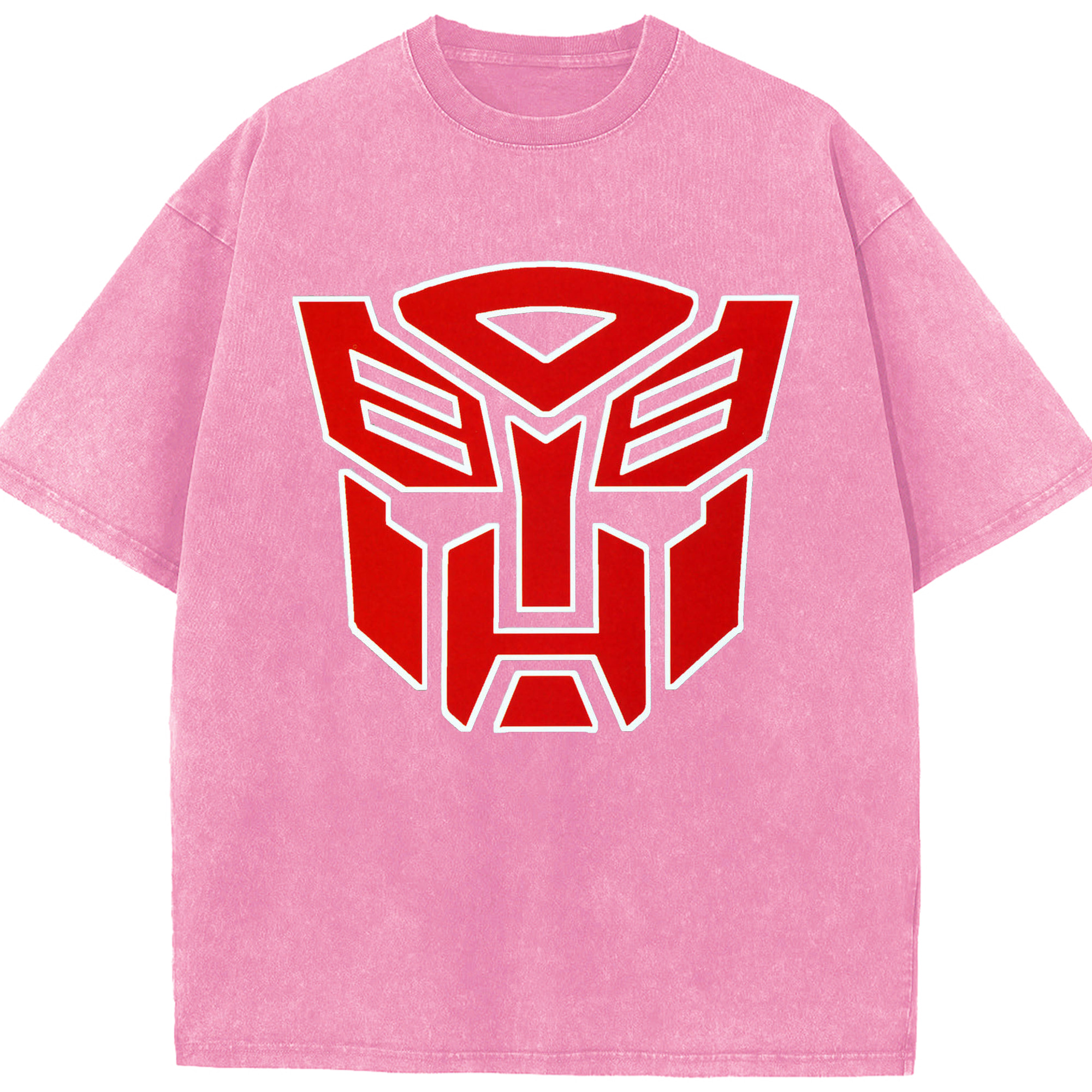 （画像用）  綿100% ヴィンテージ風 半袖Tシャツ（フロントプリント）